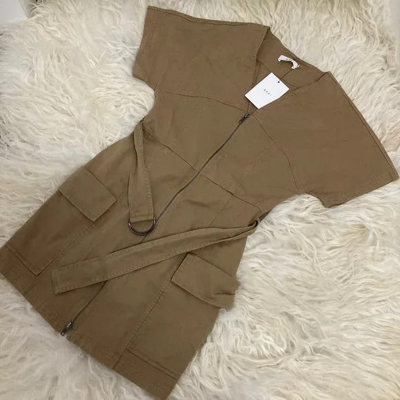 A.L.C. V-Neck Mini Dress - Picture 2 of 12